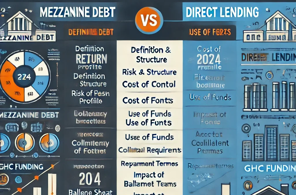 10 Key Differences Between Mezzanine Debt vs. Direct Lending: A 2024 Guide by GHC Funding