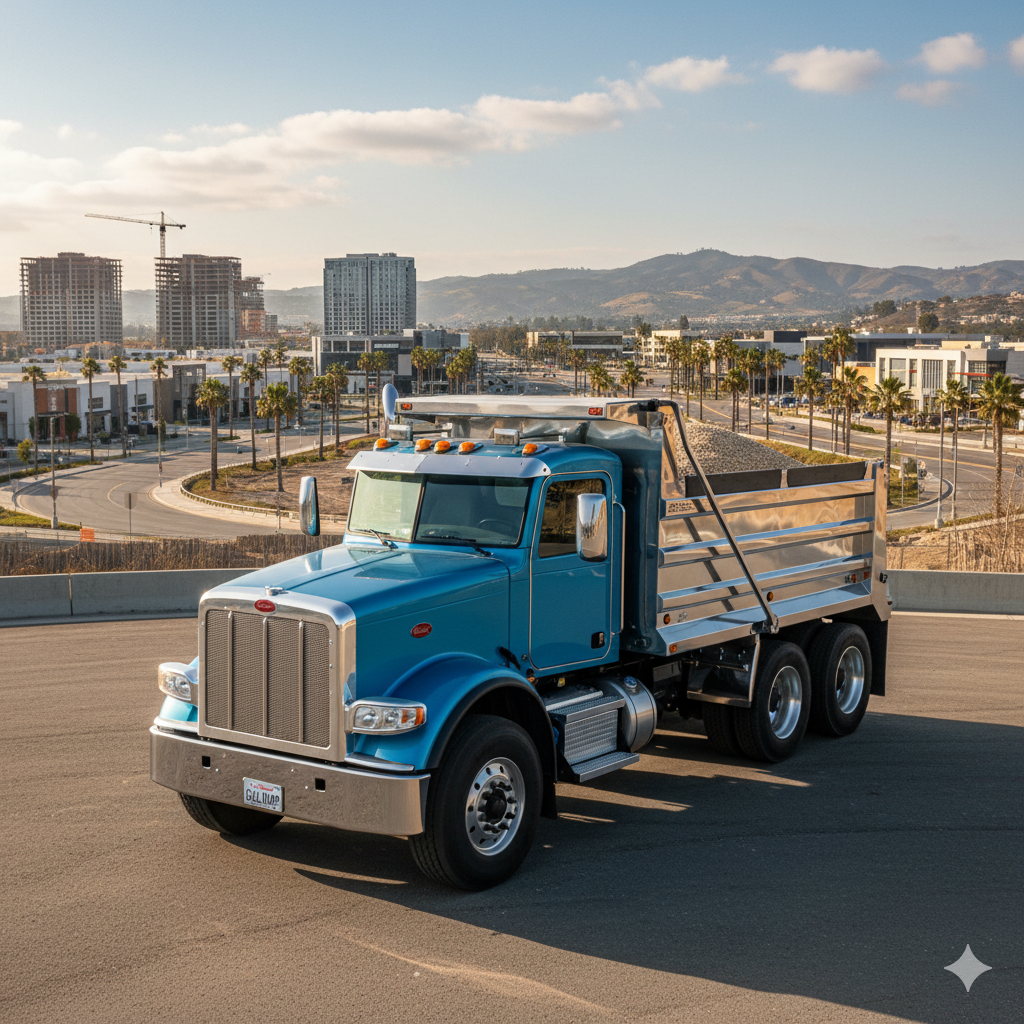 Equipment Financing for a New Dump Truck in California Now