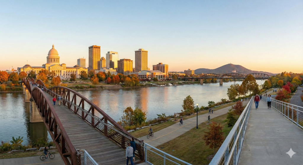 make an image of little rock arkansas