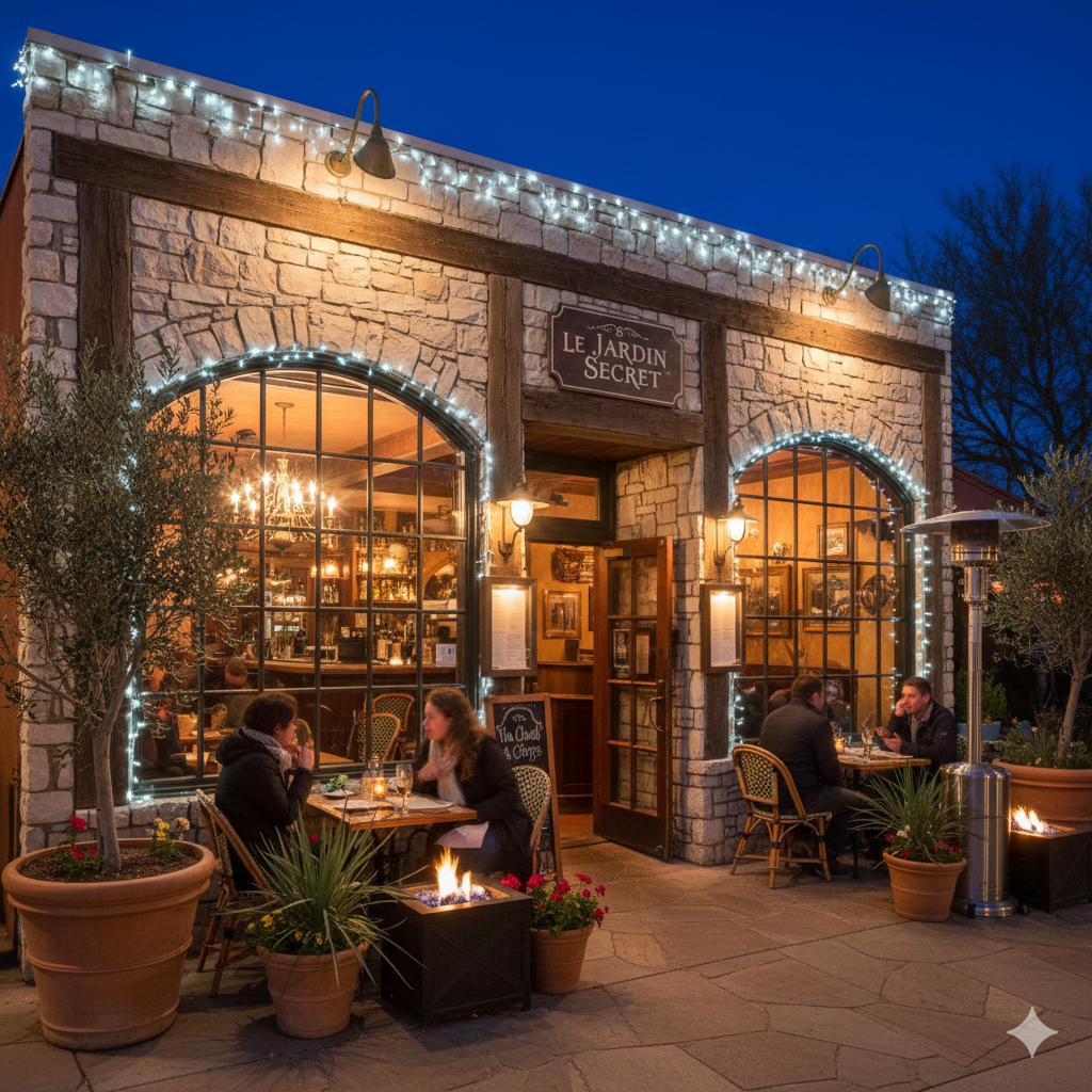small french restaurant in scottsdale arizona in the winter