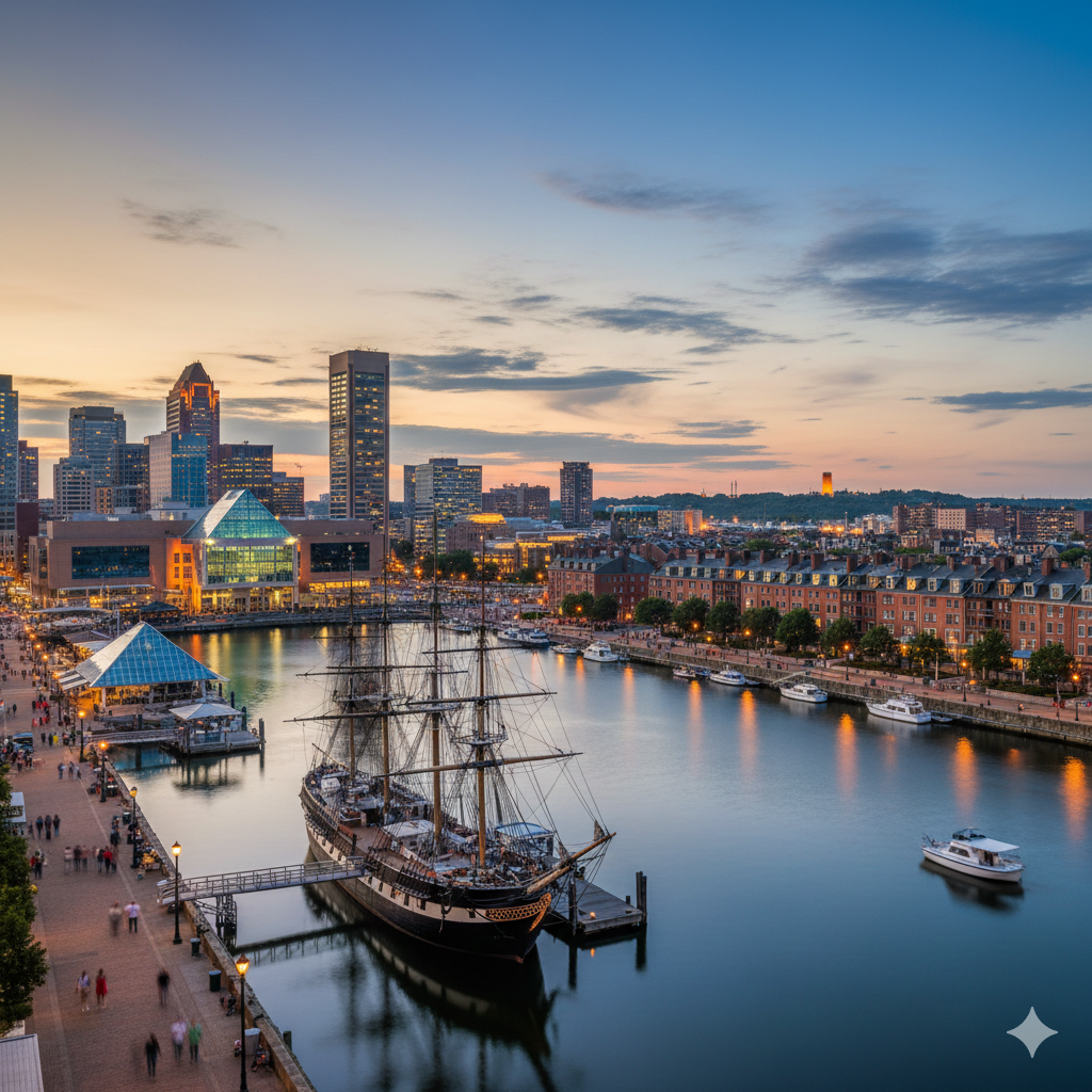 baltimore harbor in maryland