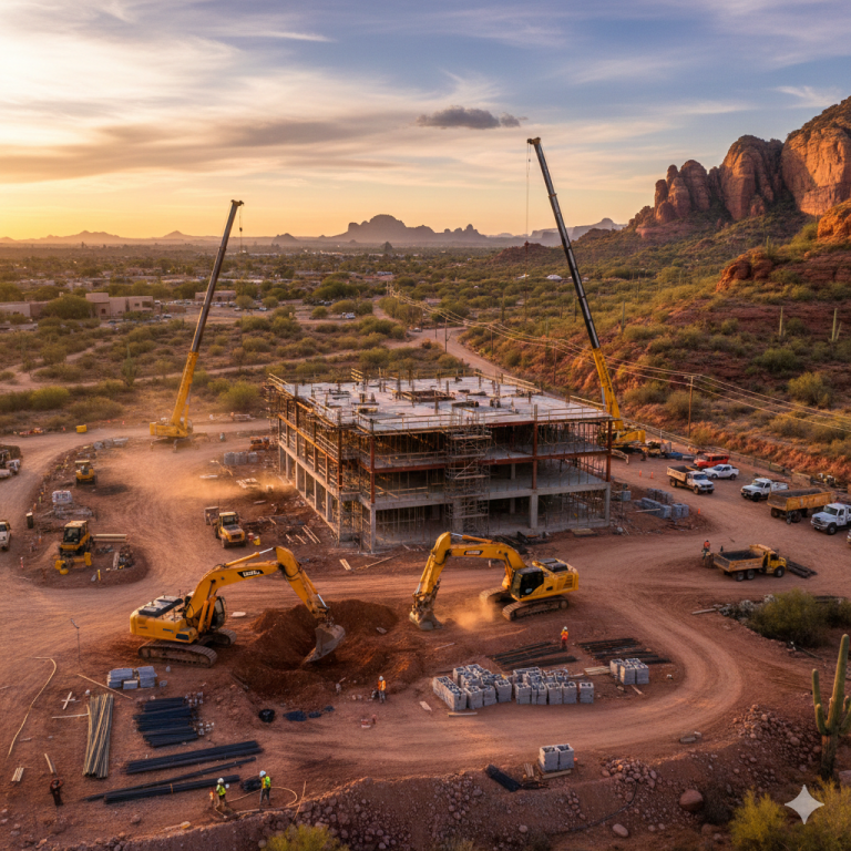 construction site in arizona