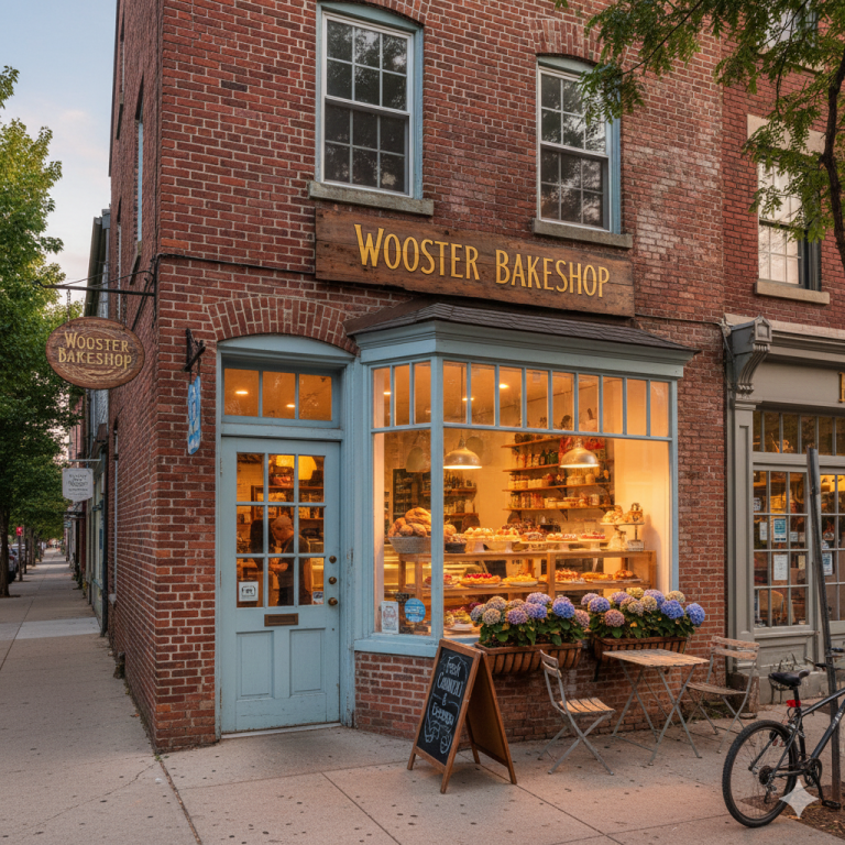 small bakery in a standalone building in new haven connecticut