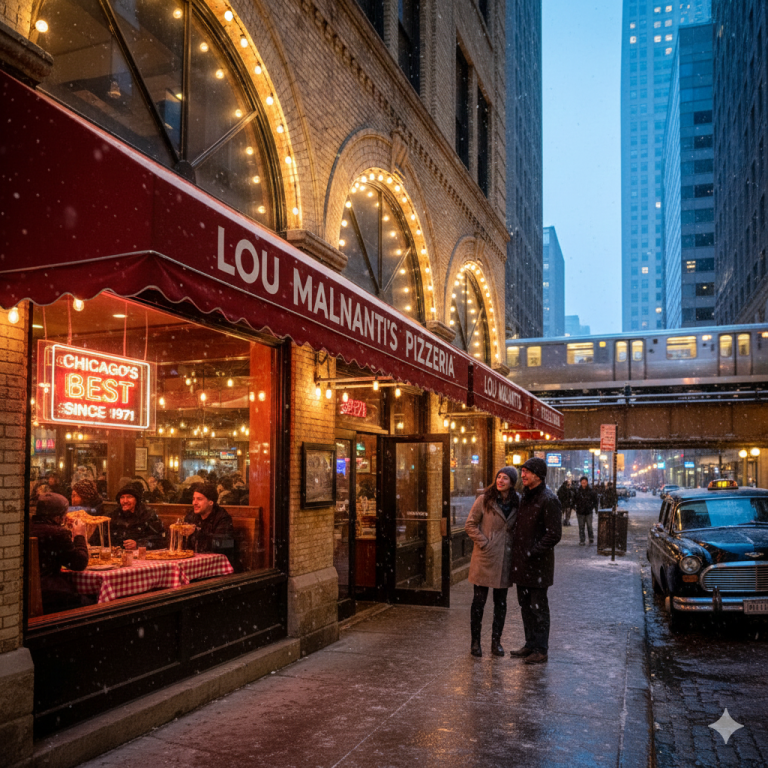 deep dish pizza place that is famous in chicago illinois