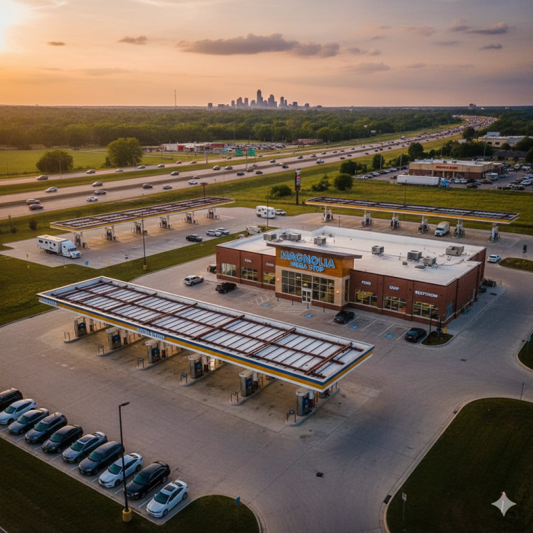 large gas station just outside jackson mississippi