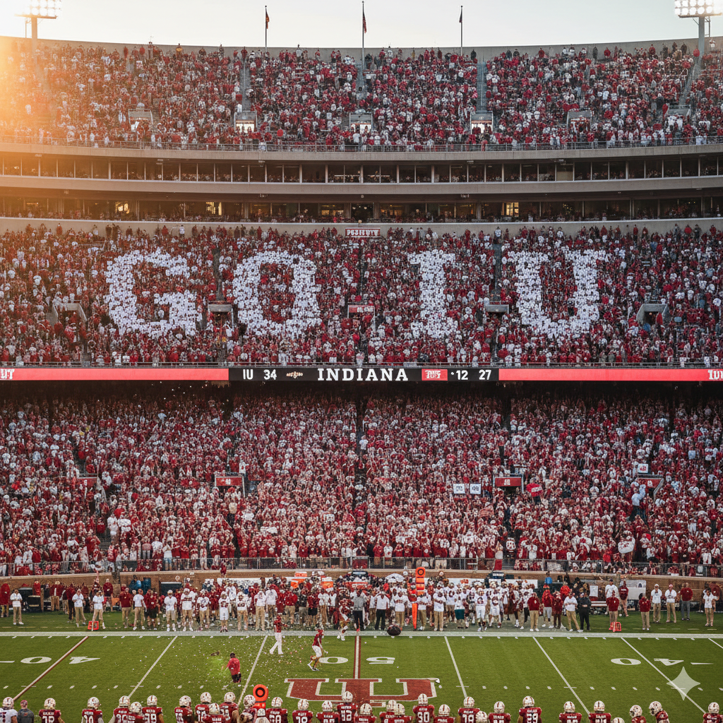 indiana hoosiers stadium and fans