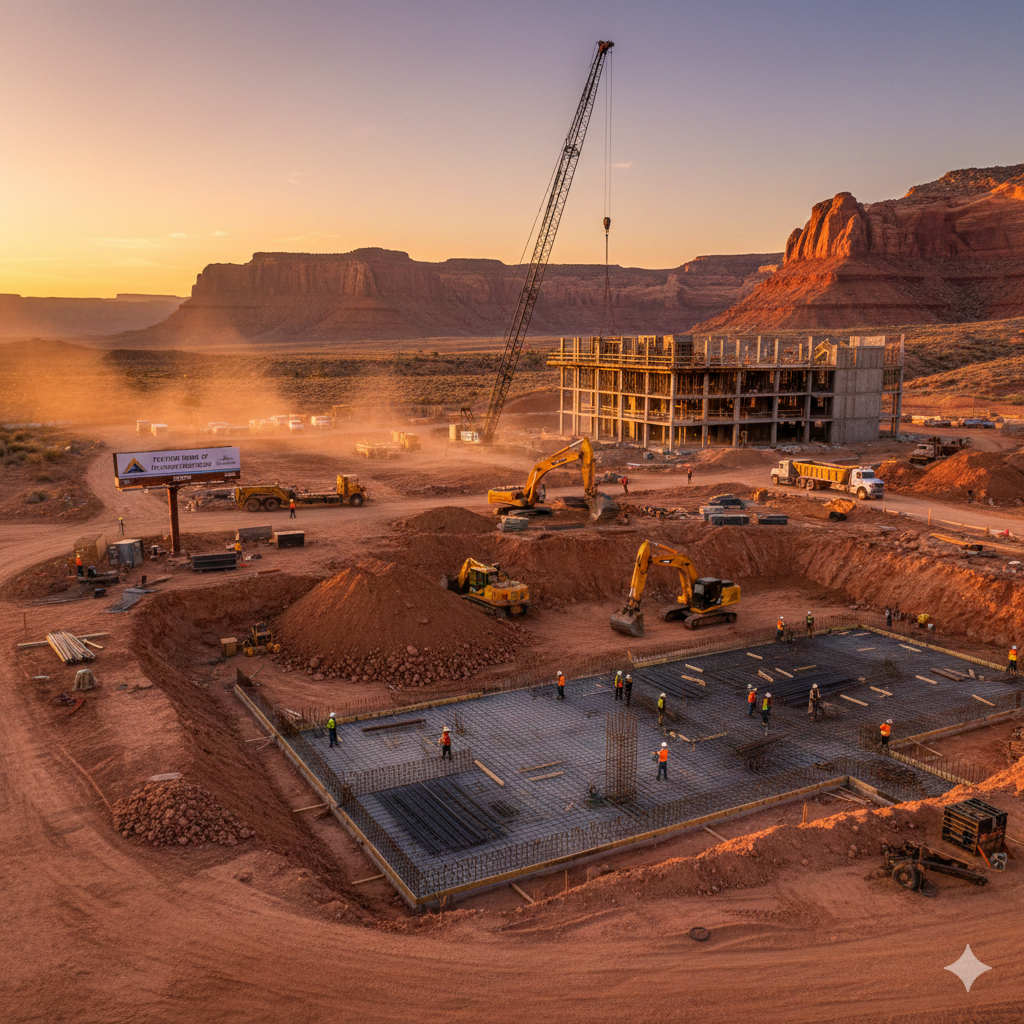 construction site in utah