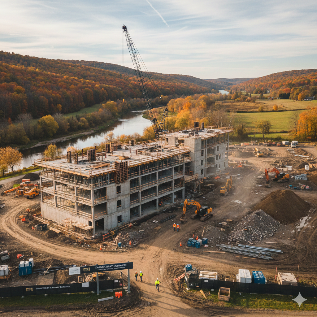 construction site in Connecticut