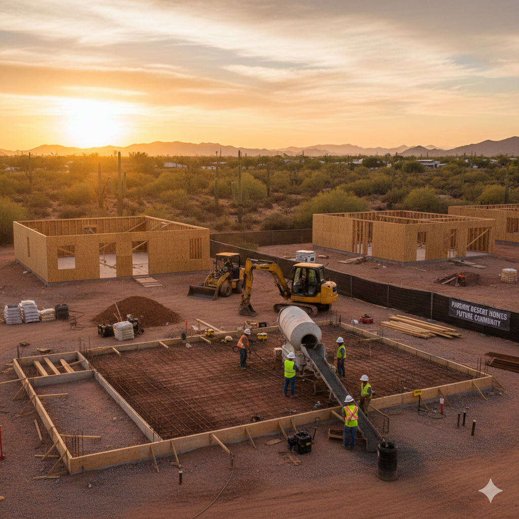 small construction site in phoenix arizona