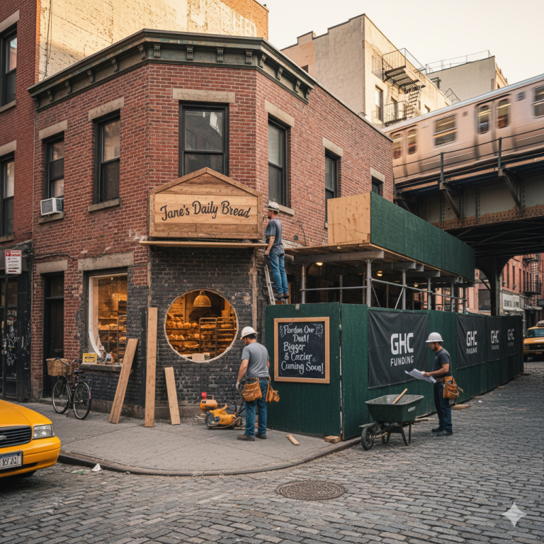 small construction site in new york city