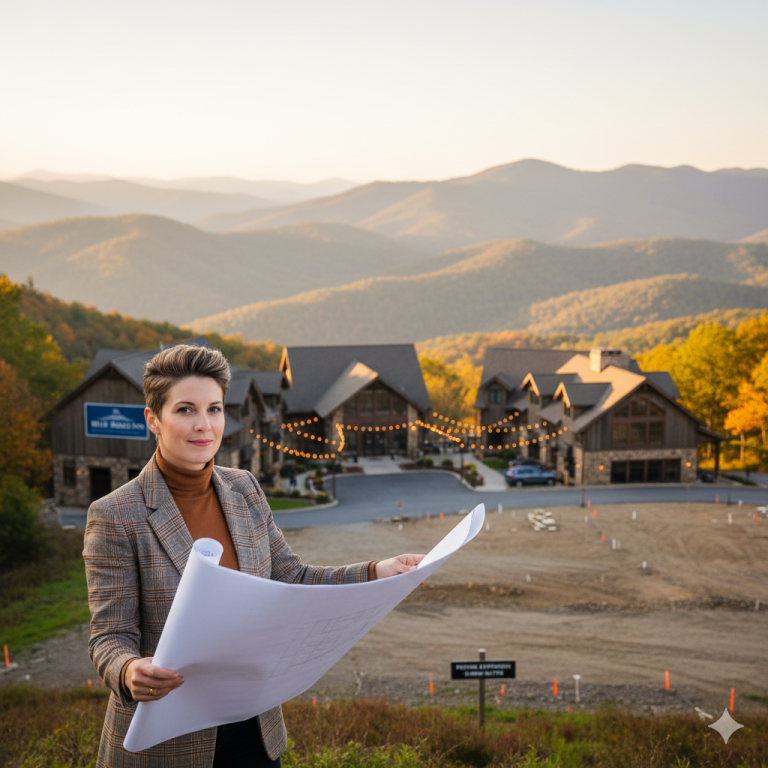 expand her boutique hotel in asheville, north carolina