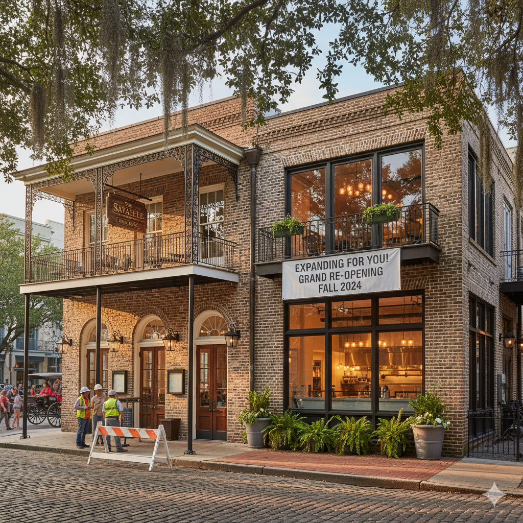 restaurant expansion in savannah georgia