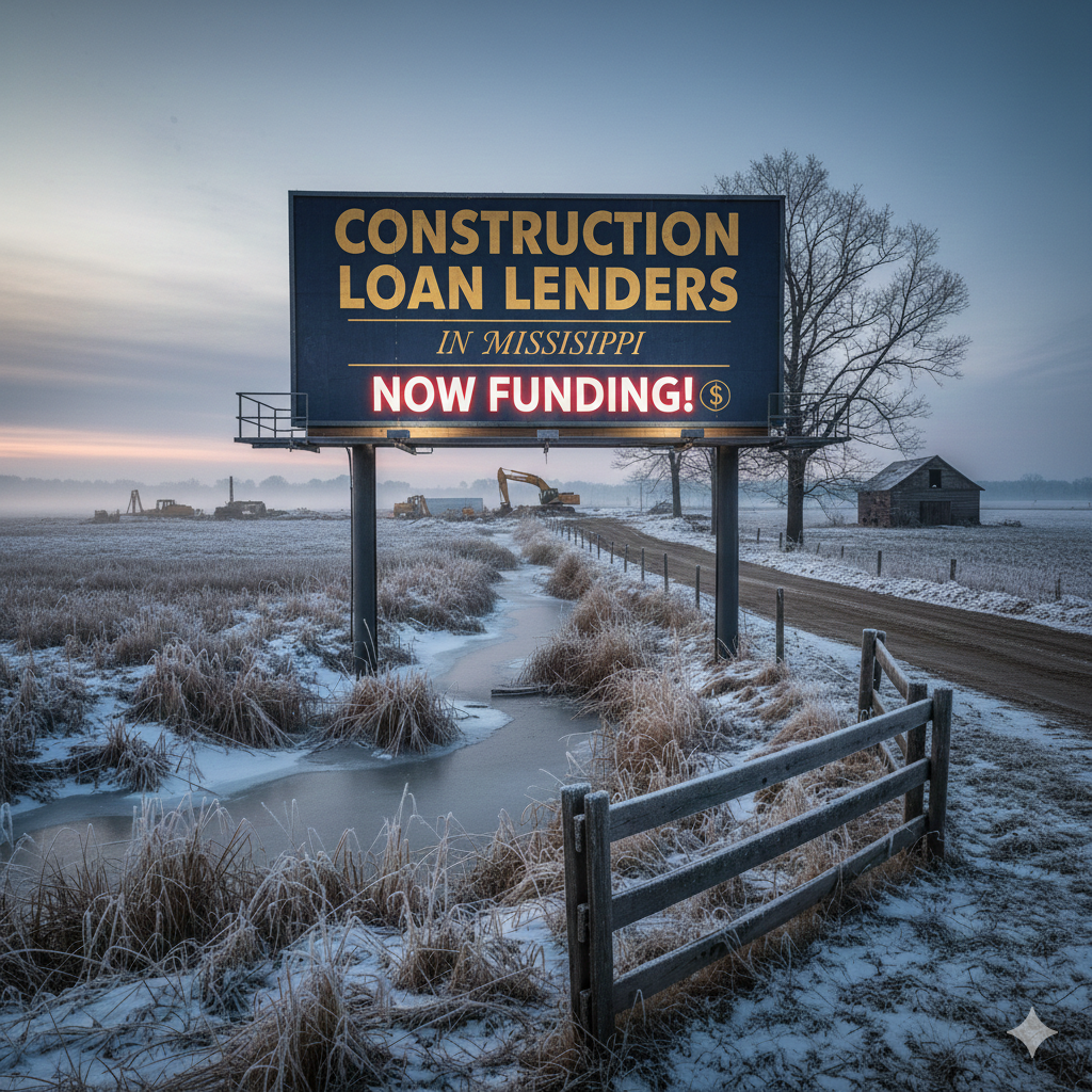 Construction loan lenders in Mississippi Now