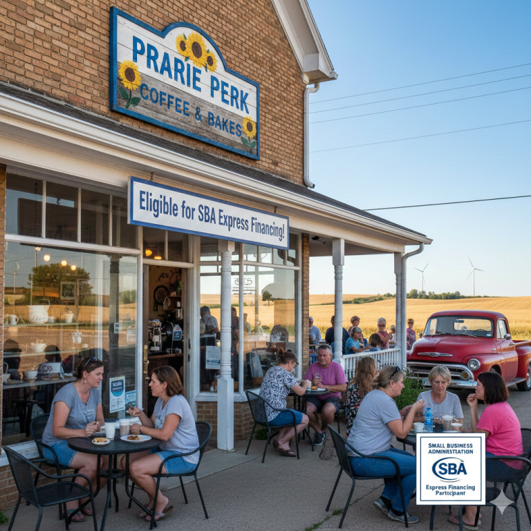 small business in kansas thats eligible for SBA express financing