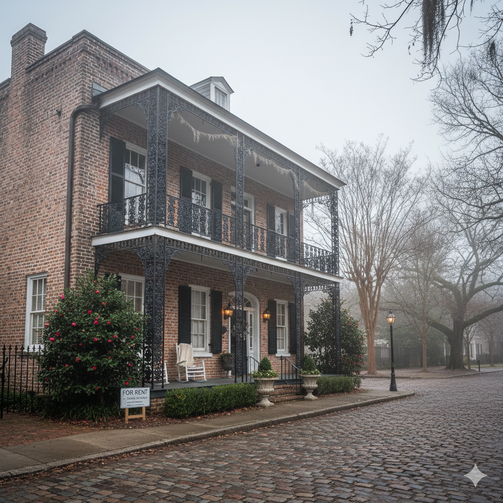 rental house in savannah georgia in the winter