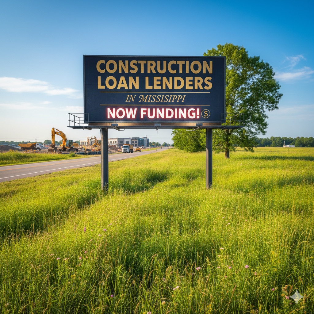 Construction loan lenders in Mississippi Now