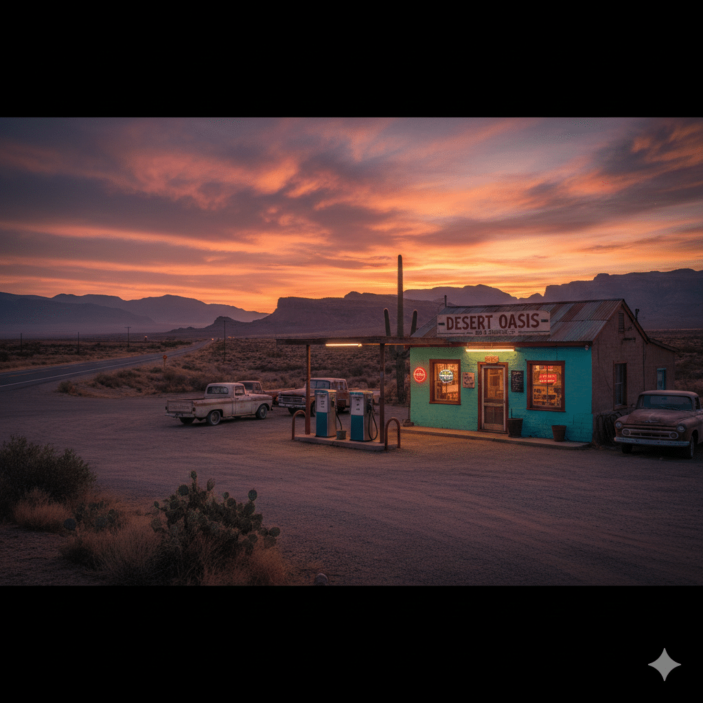 small gas station in new mexico