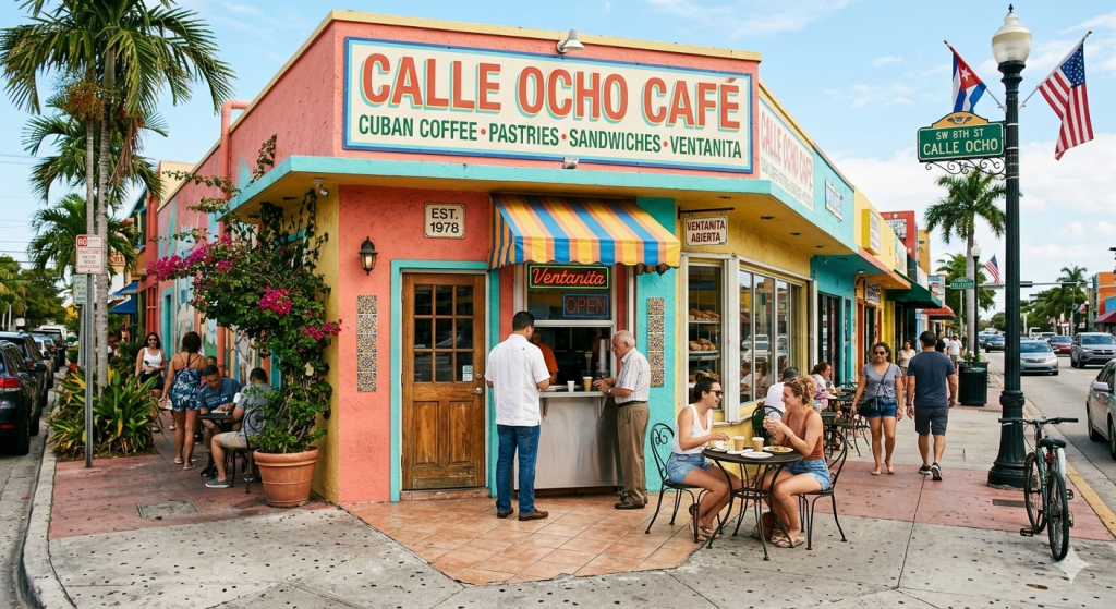 make an image of a small business in miami florida