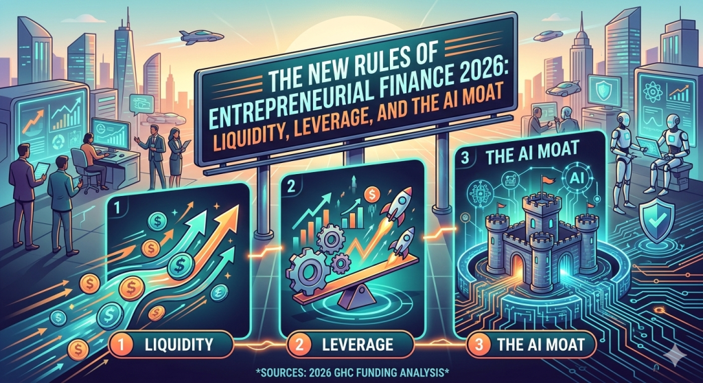 The New Rules of Entrepreneurial Finance 2026: Liquidity, Leverage, and the AI Moat