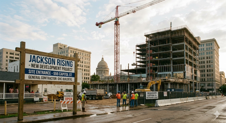 construction site in jackson mississippi